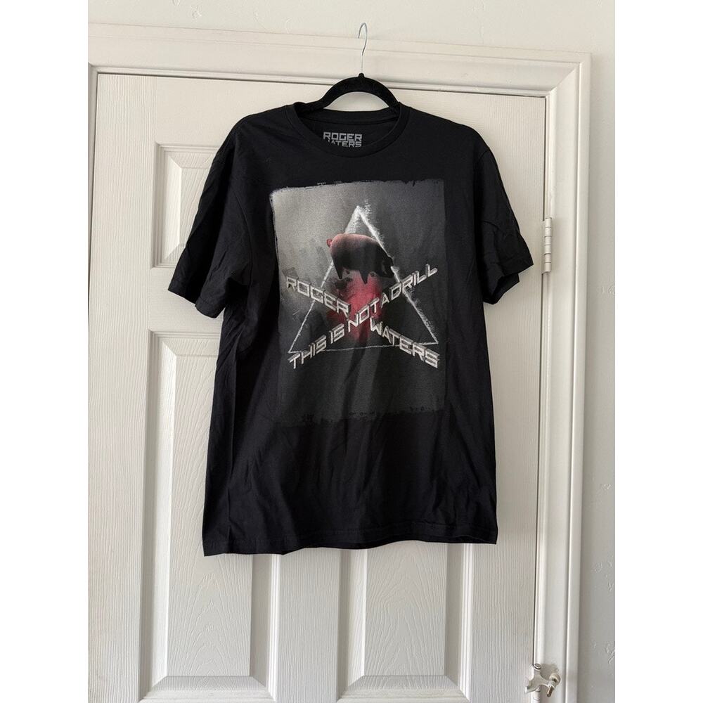 roger waters‎ black this is not a drill us tour 2022 band tee unisex size medium